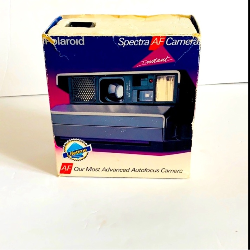 Polaroid | Vintage Spectra AF Camera With Paperwork & Original Box | Instant